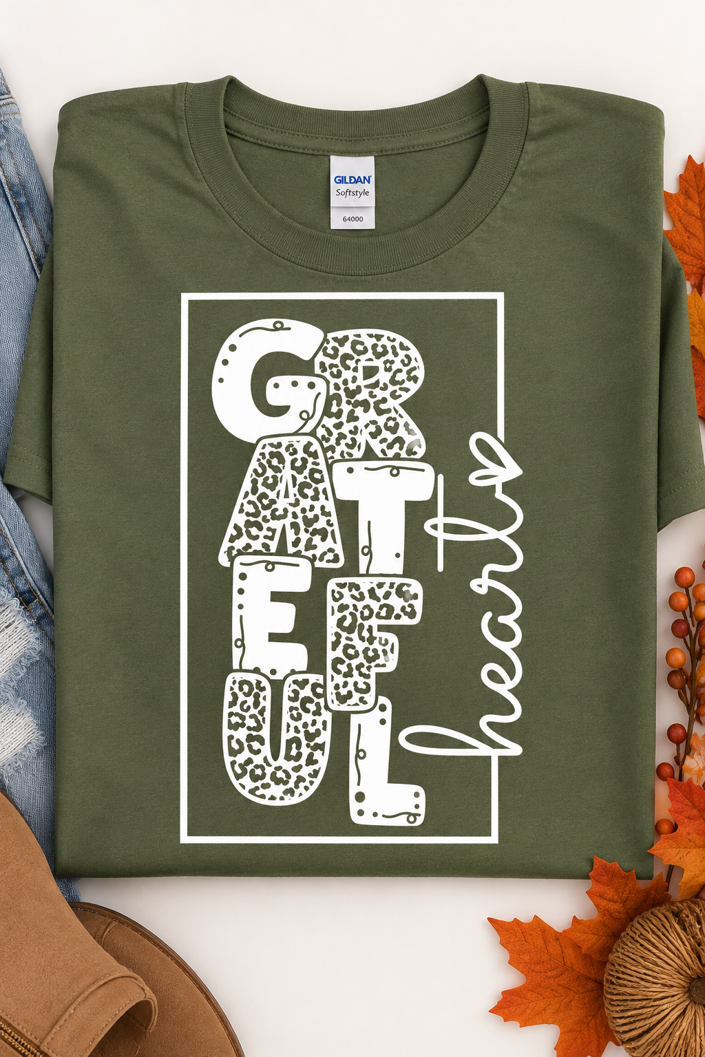 Grateful Heart - Screen Print
