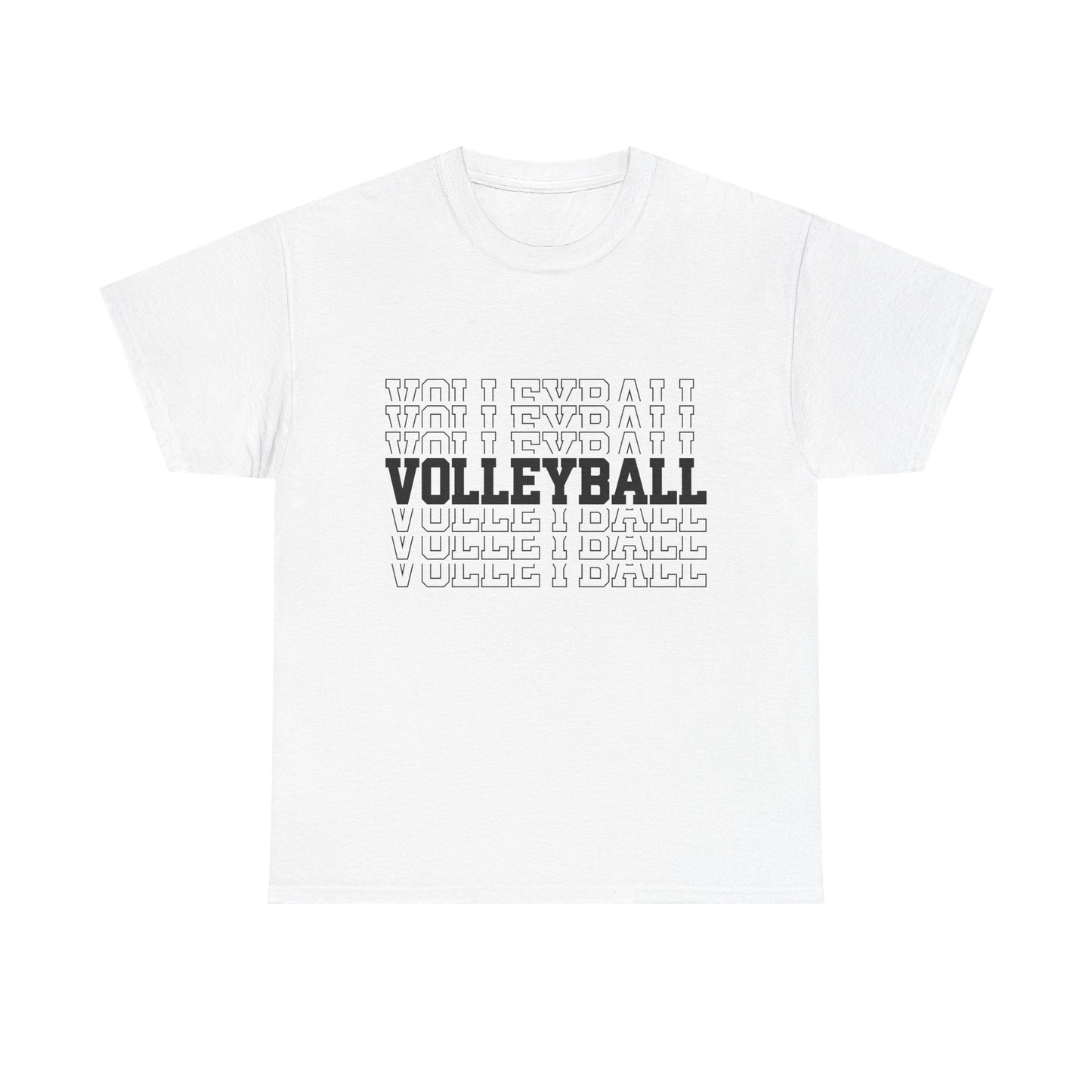 Volleyball Graphic Tee — Bold Retro Team Shirt