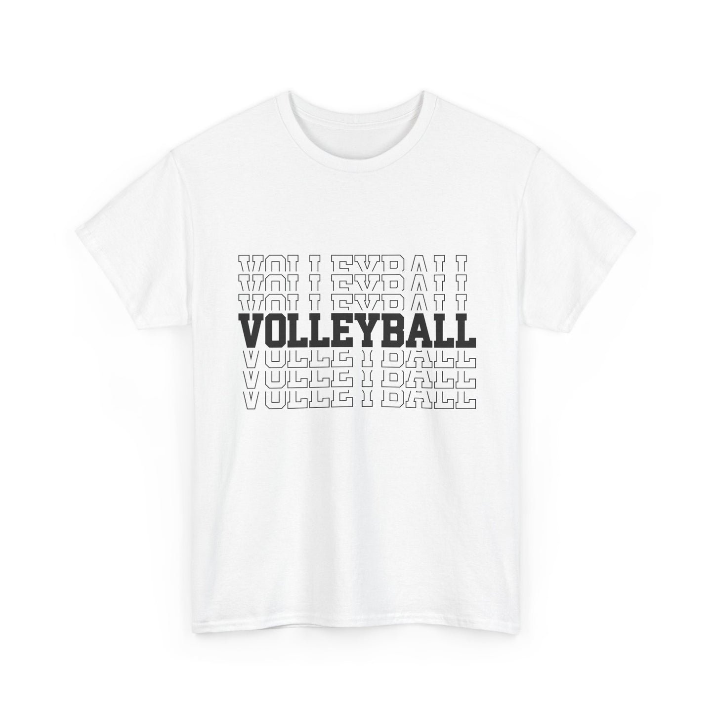 Volleyball Graphic Tee — Bold Retro Team Shirt