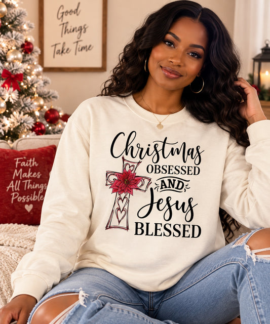 CHRISTMAS OBSESSED AND JESUS BLESSED